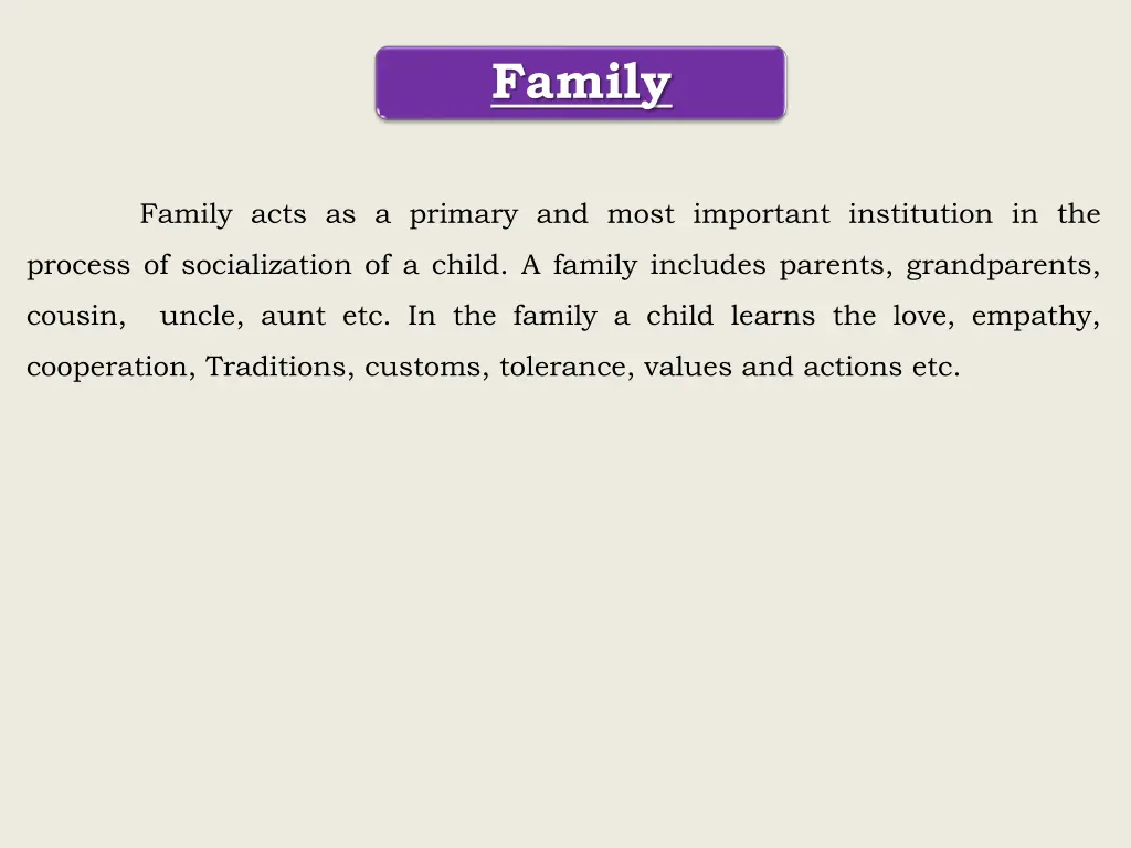 family