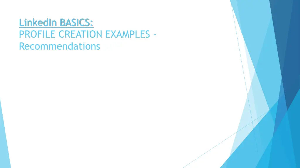 linkedin basics profile creation examples 5