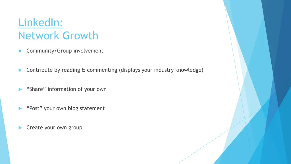 linkedin network growth