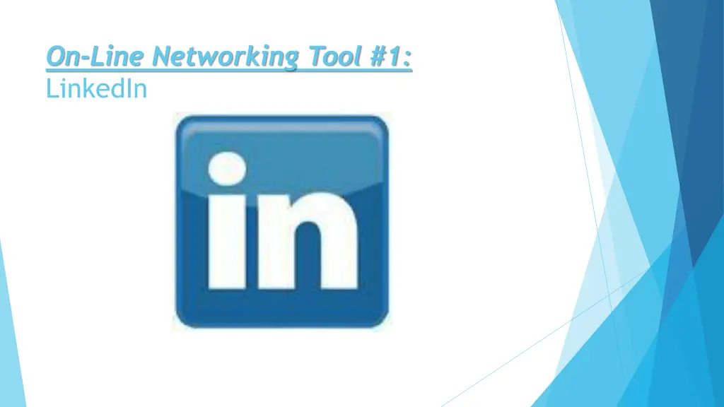 on line networking tool 1 linkedin