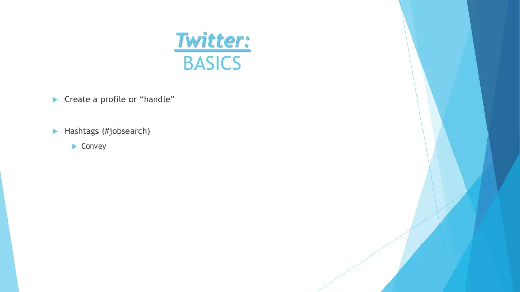 twitter basics