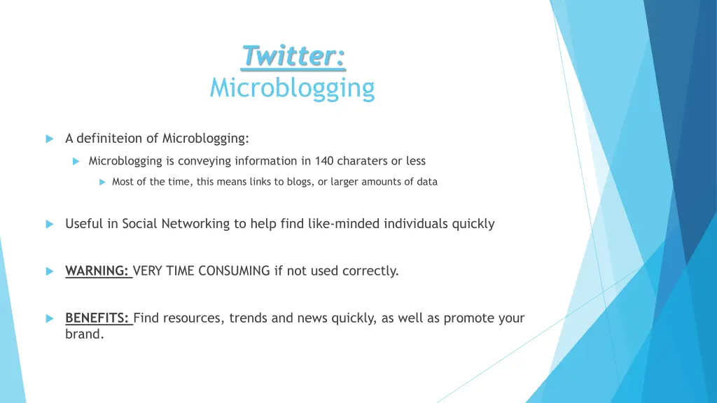 twitter microblogging