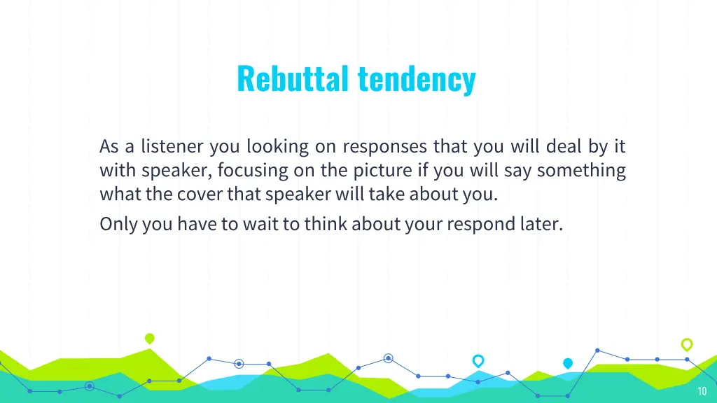 rebuttal tendency