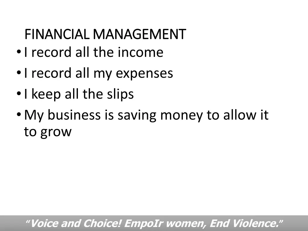 financial management financial management