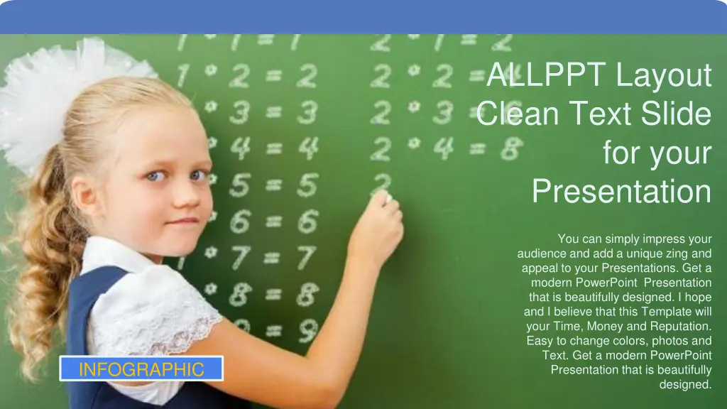 allppt layout clean text slide