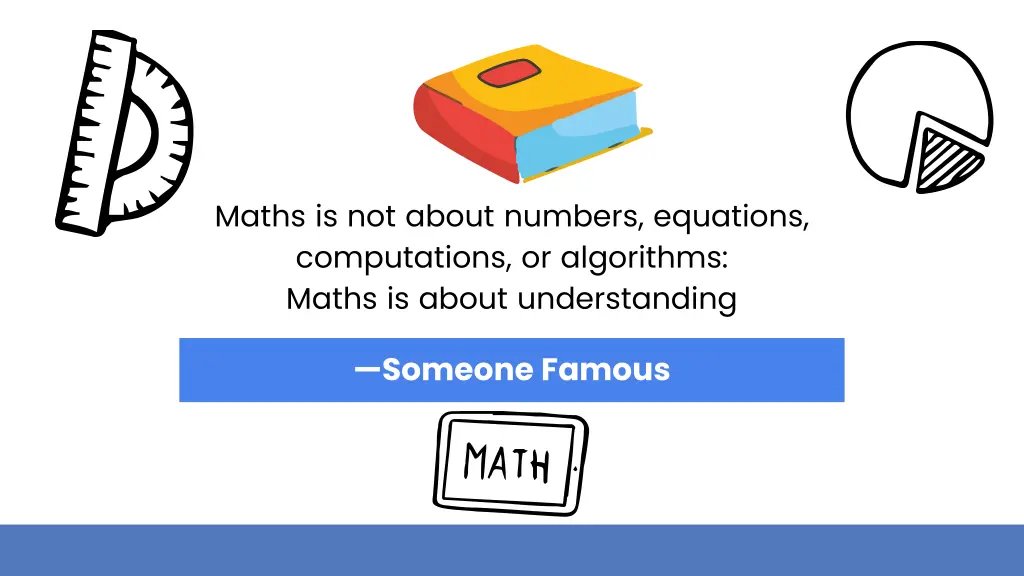 maths is not about numbers equations computations