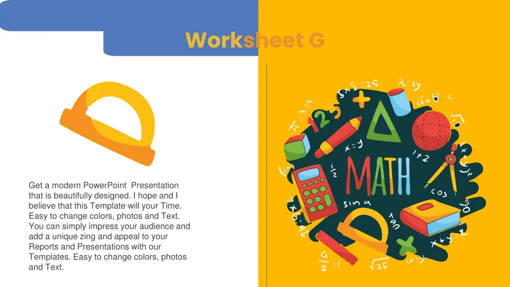 worksheet g