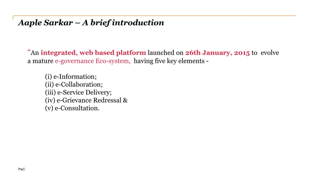 aaple sarkar a brief introduction