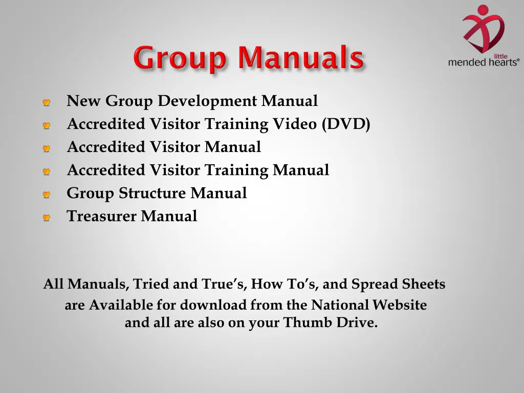 new group development manual accredited visitor