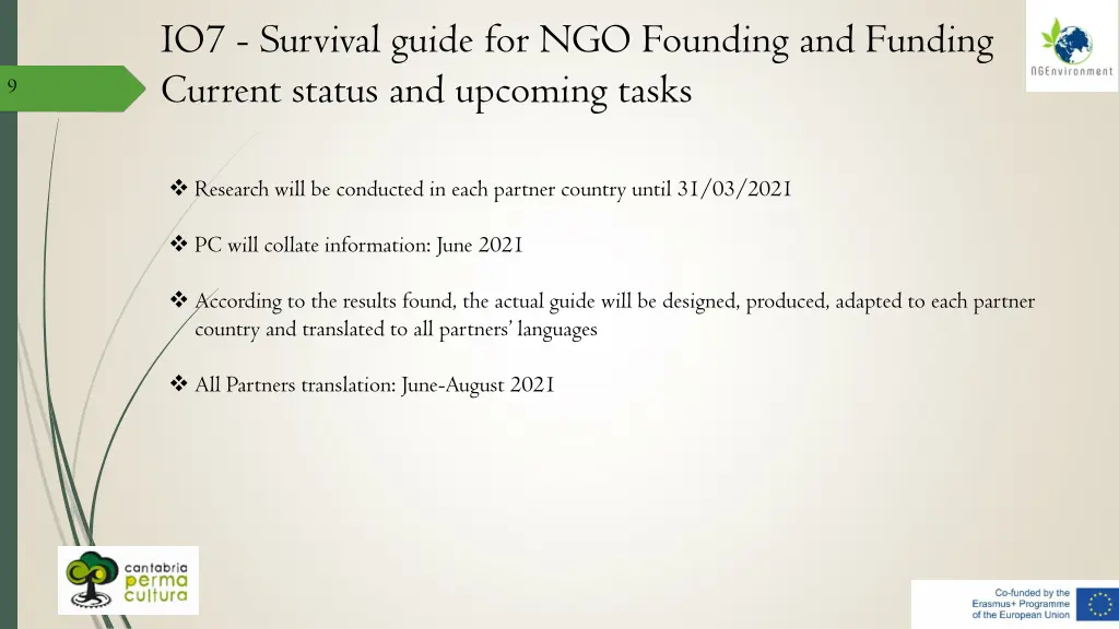 io7 survival guide for ngo founding and funding