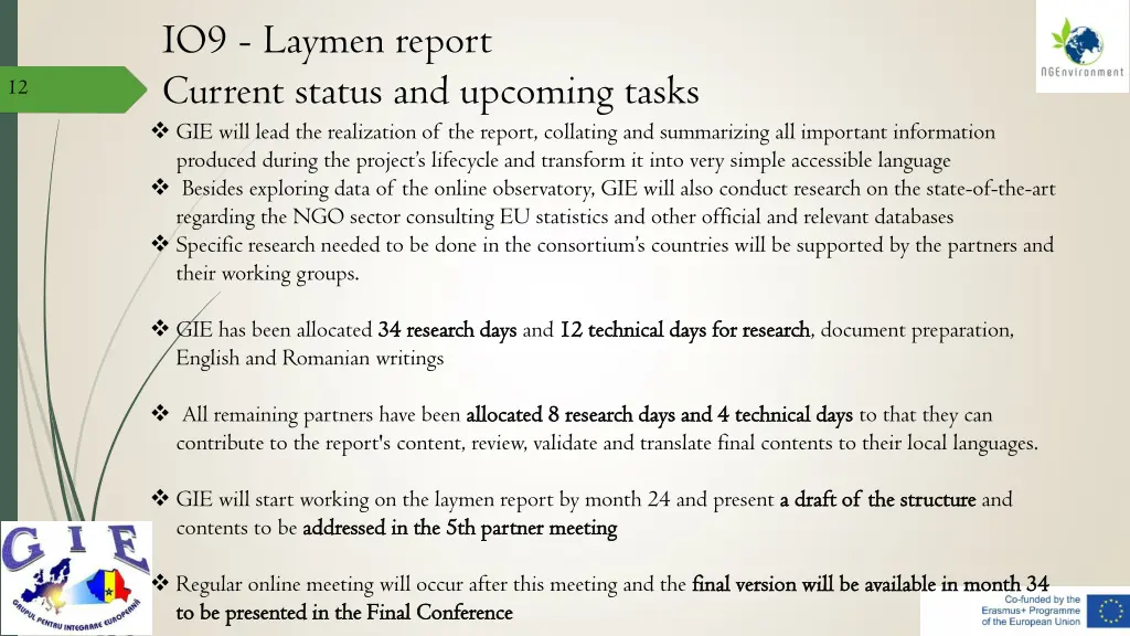 io9 laymen report current status and upcoming