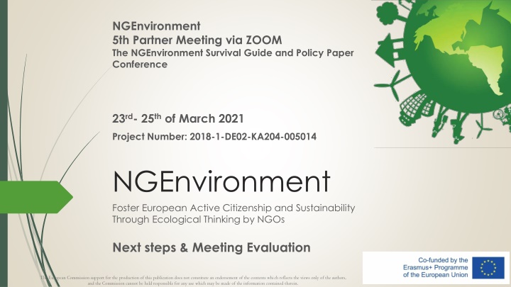 ngenvironment 5th partner meeting via zoom