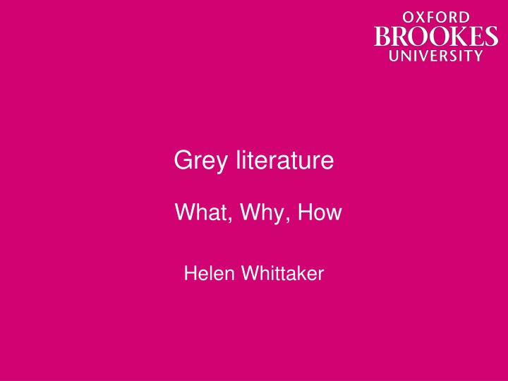 grey literature