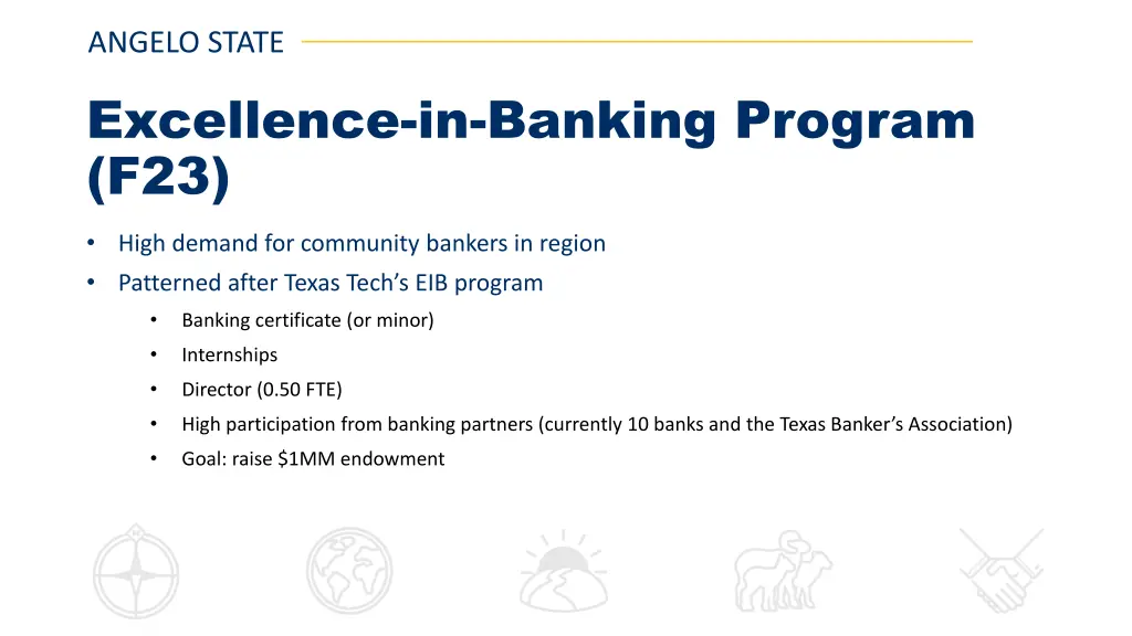 angelo state excellence in banking program f23