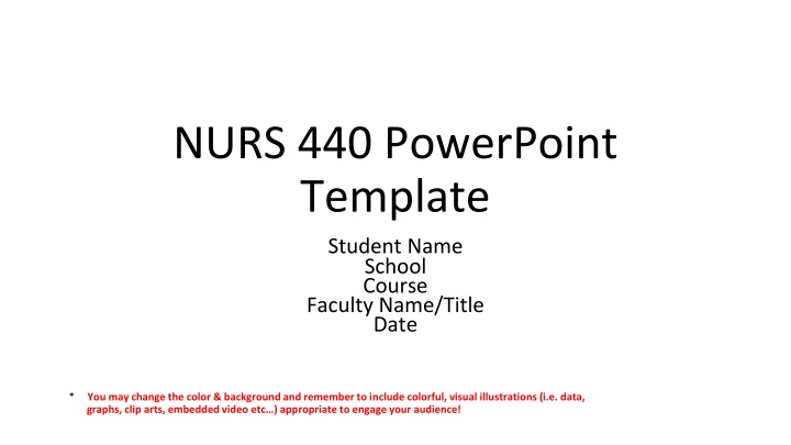 nurs 440 powerpoint template