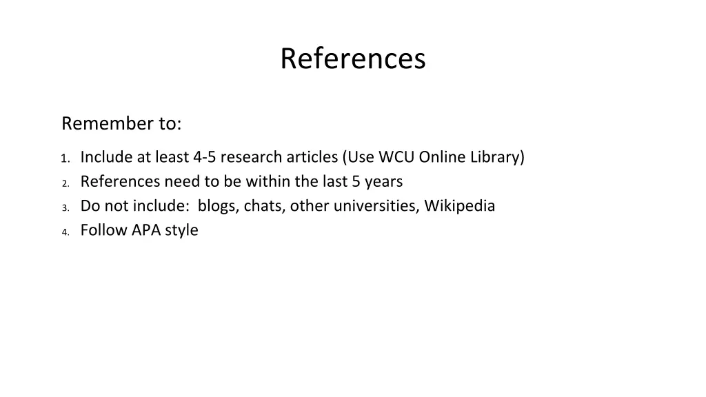 references