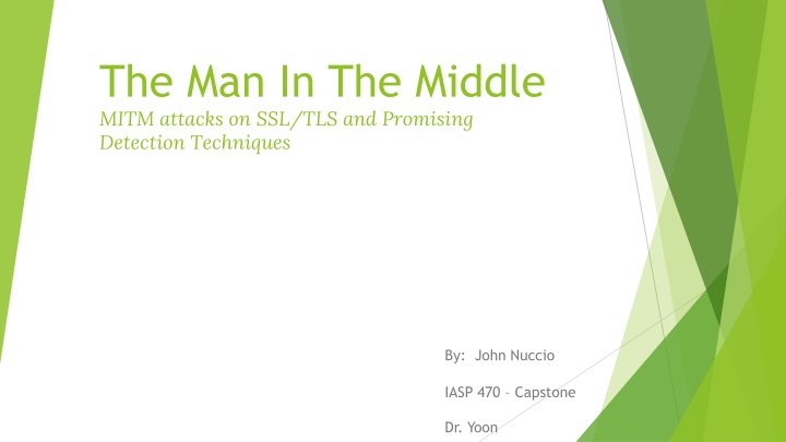the man in the middle mitm attacks