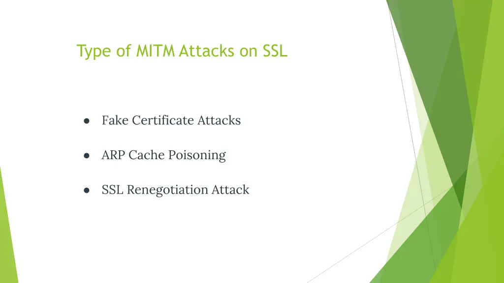 type of mitm attacks on ssl