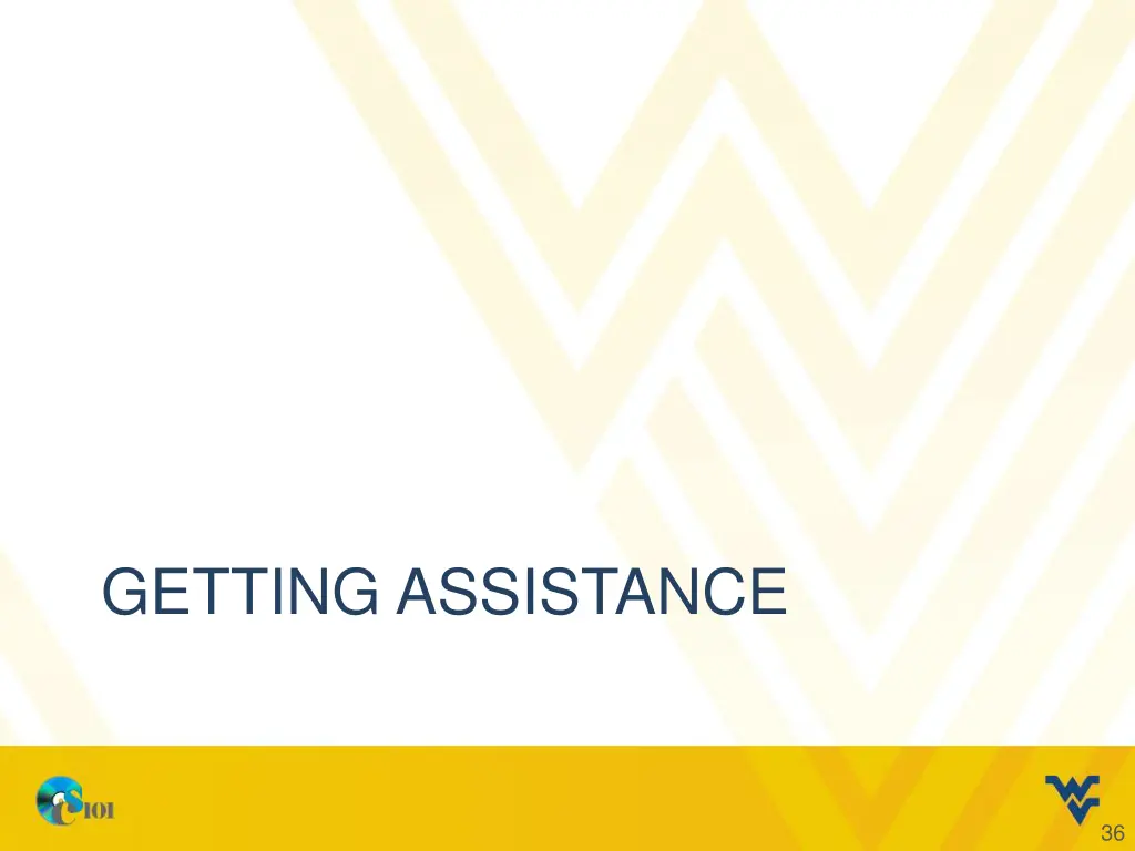 getting assistance