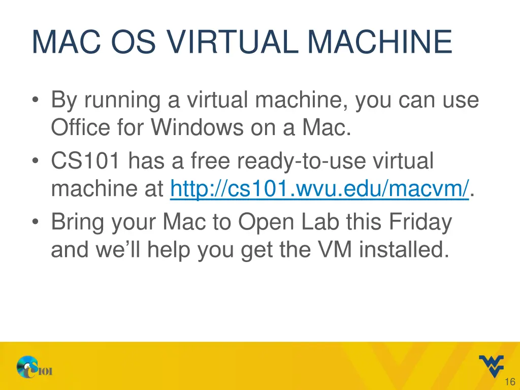 mac os virtual machine
