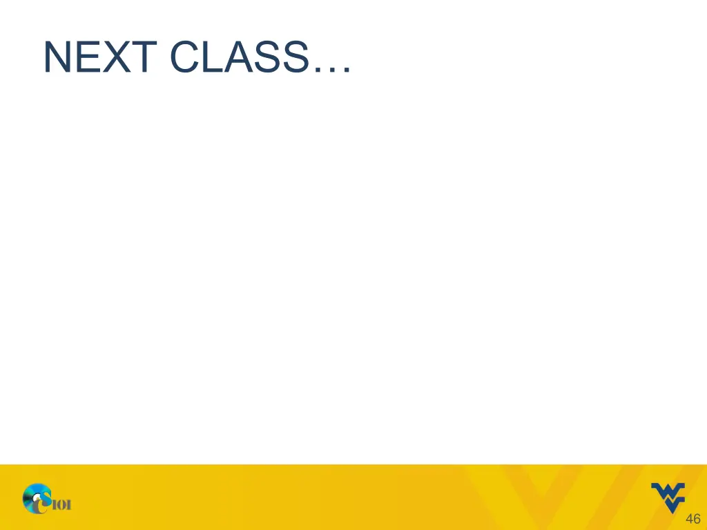 next class