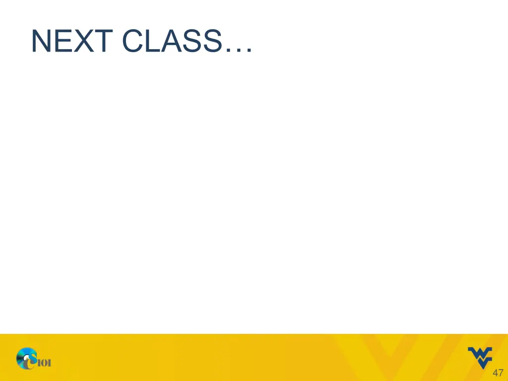 next class