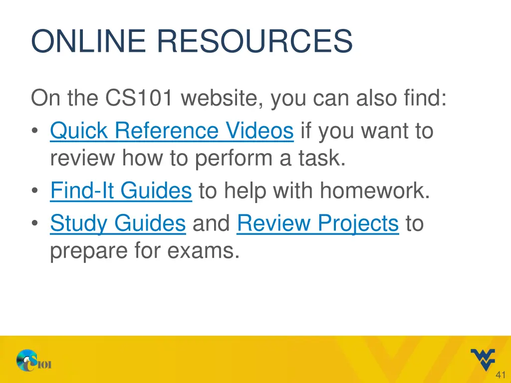 online resources