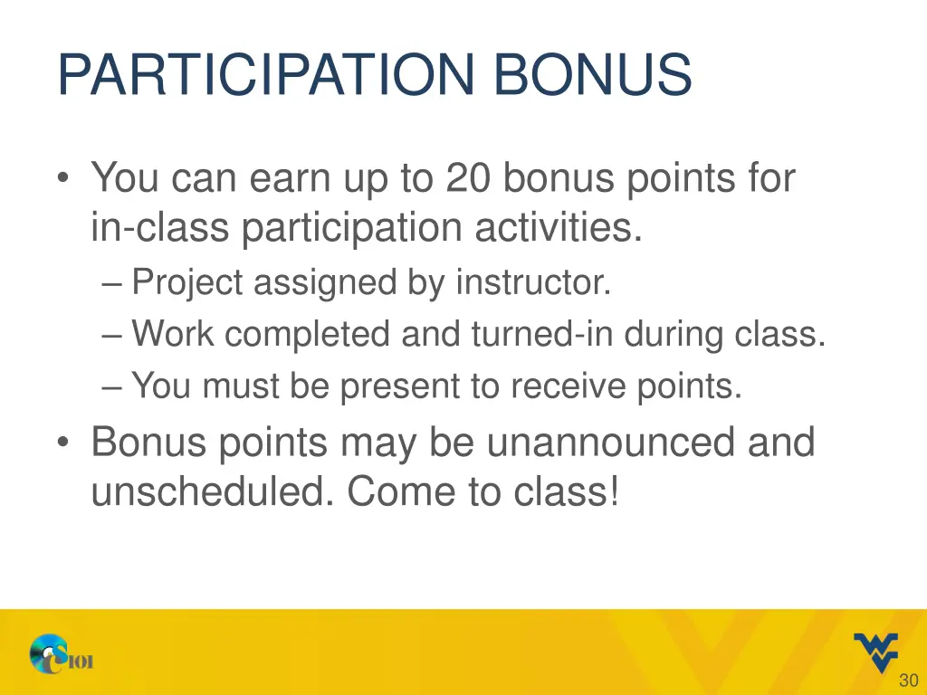 participation bonus