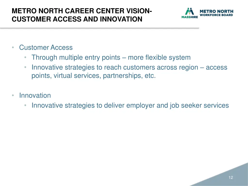 metro north career center vision customer access