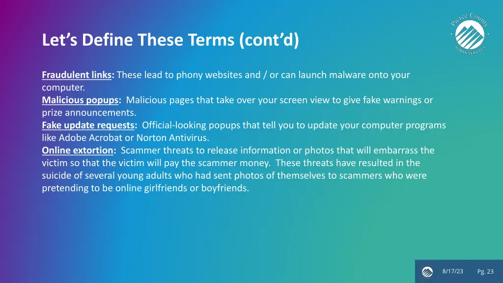 let s define these terms cont d 1