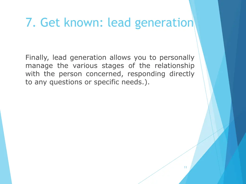 7 get known lead generation 10