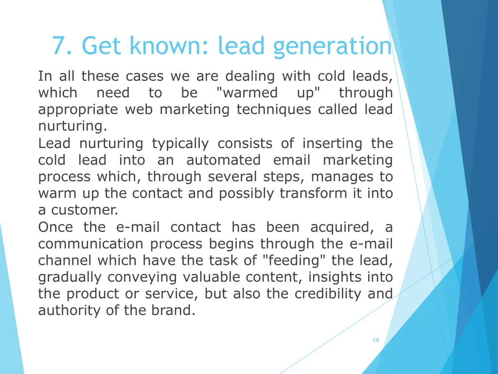 7 get known lead generation 13