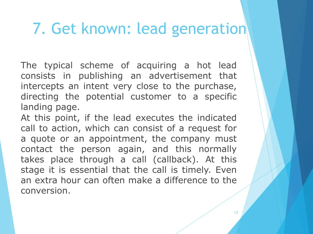 7 get known lead generation 16