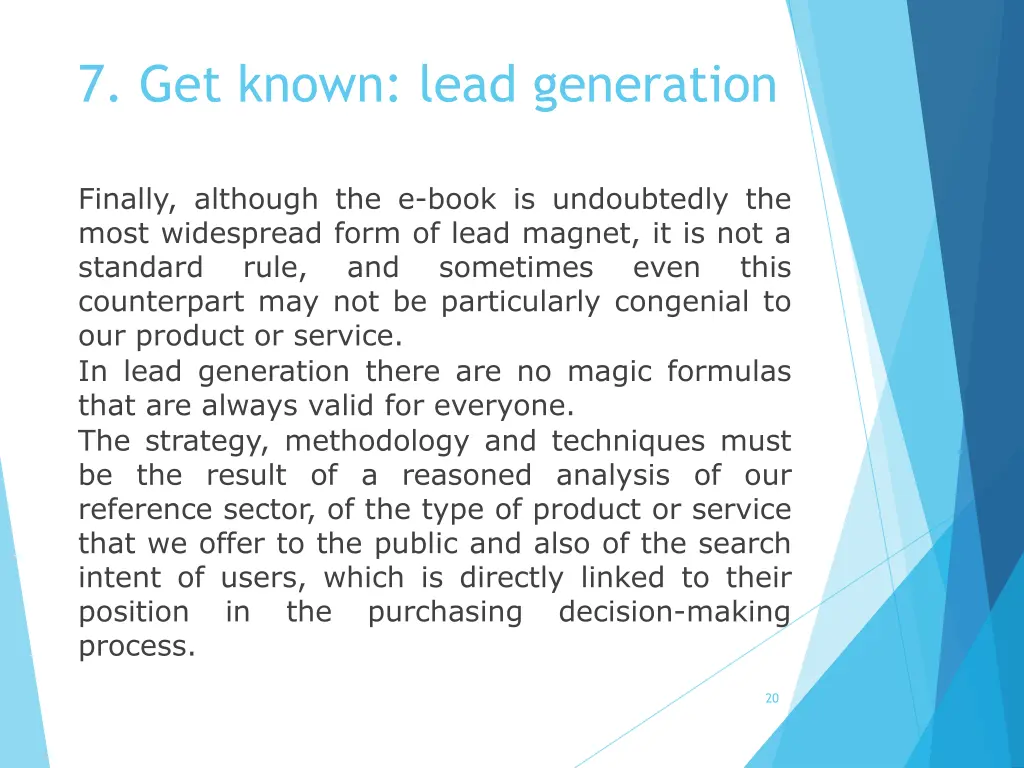 7 get known lead generation 19