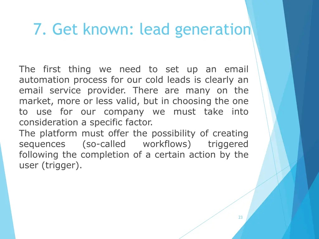 7 get known lead generation 22