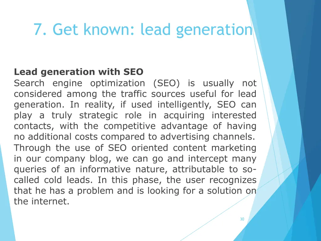 7 get known lead generation 29