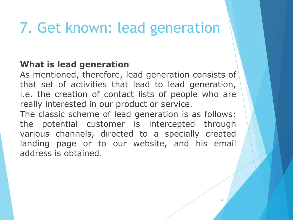 7 get known lead generation 3