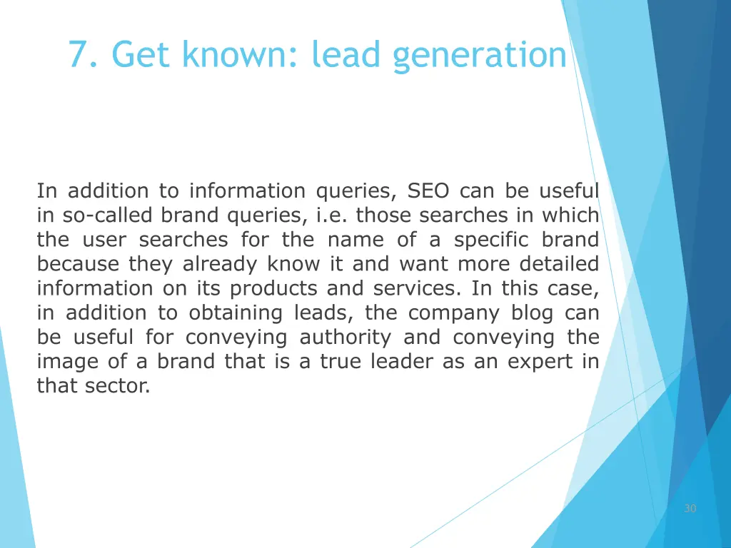 7 get known lead generation 31