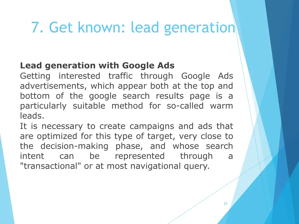 7 get known lead generation 34