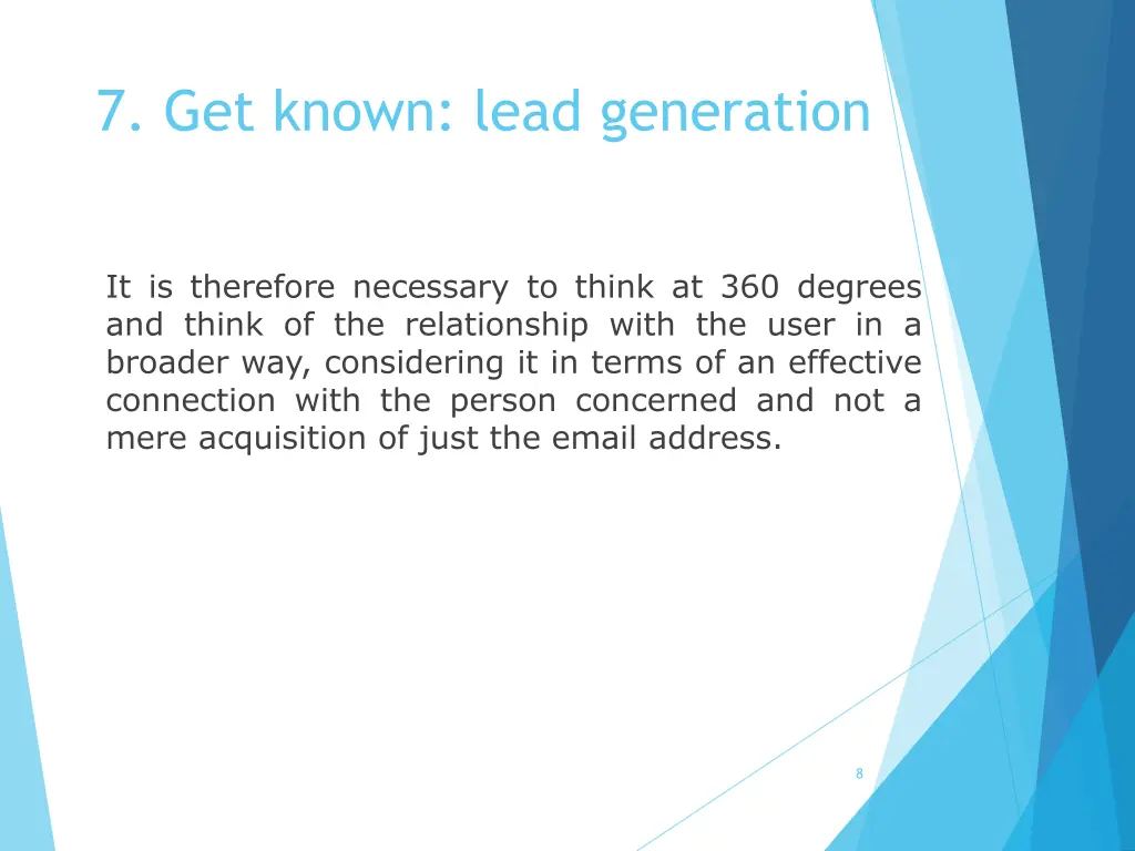 7 get known lead generation 7