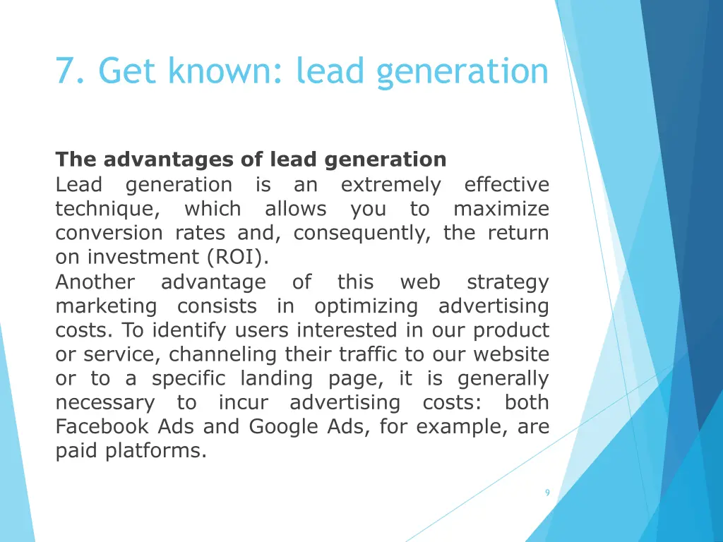 7 get known lead generation 8