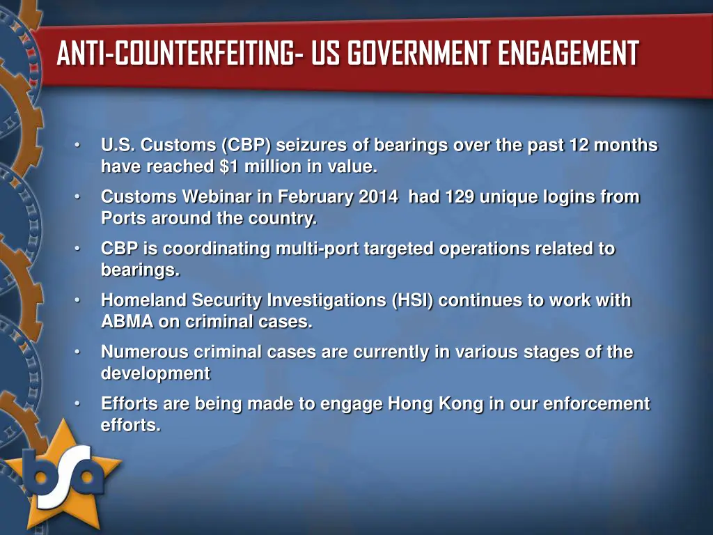 anti counterfeiting us government engagement