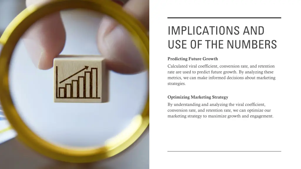 implications and use of the numbers