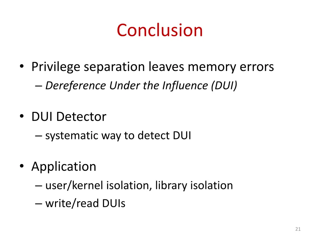 conclusion