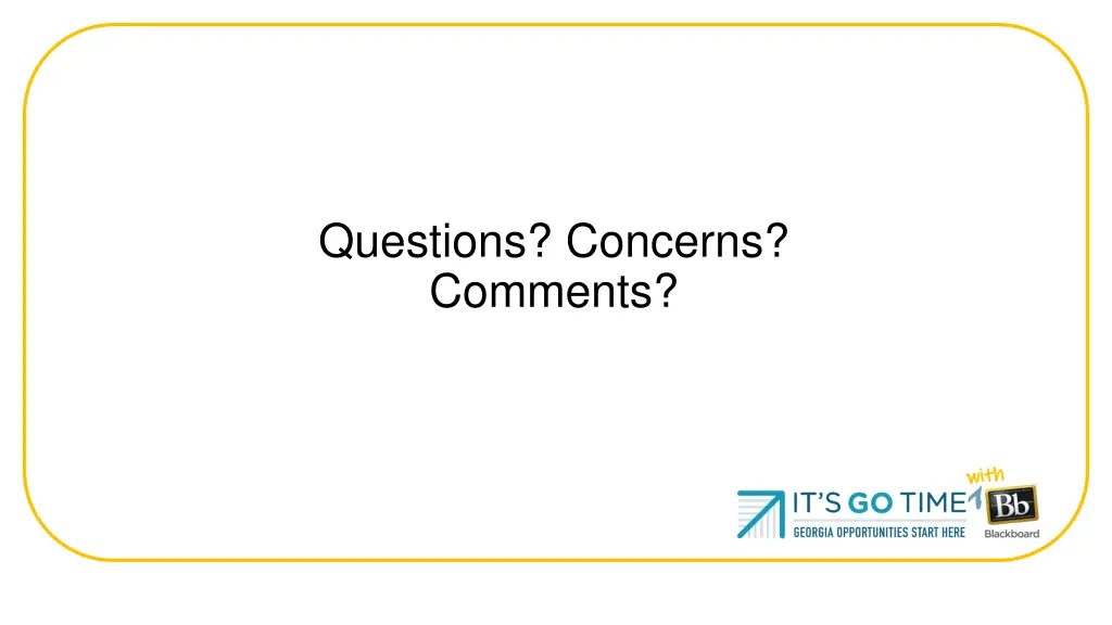 questions concerns comments