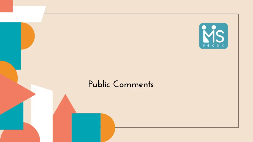 public comments