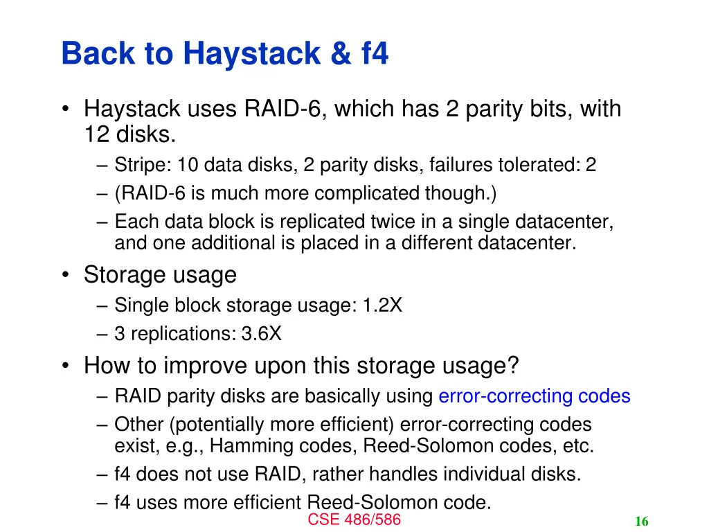 back to haystack f4