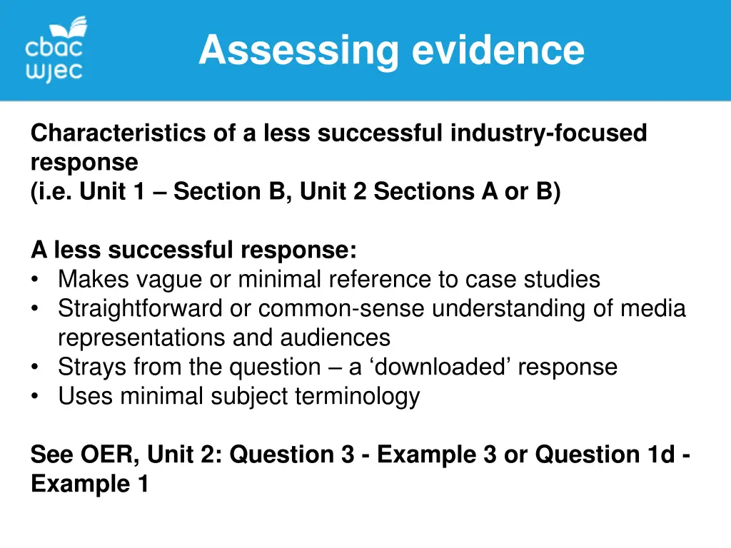 assessing evidence 10
