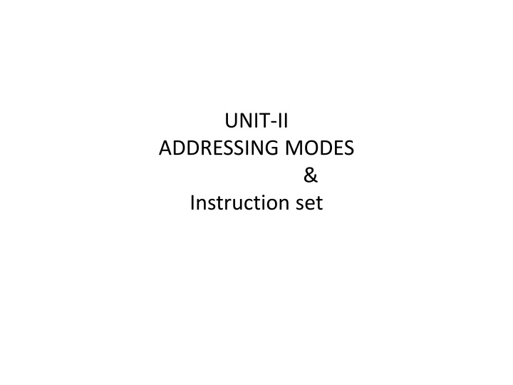 unit ii