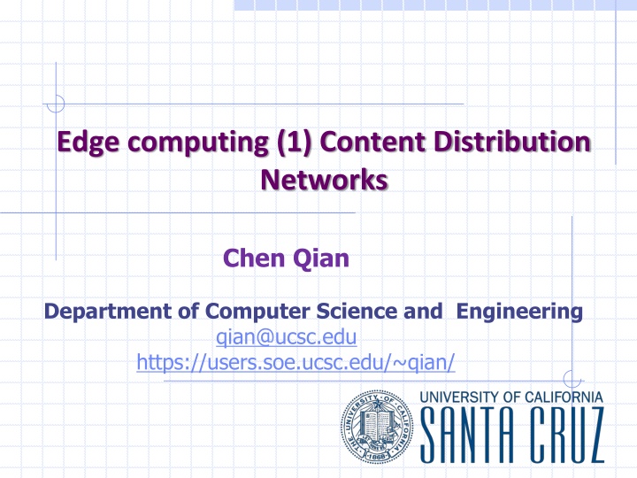 edge computing 1 content distribution networks